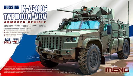 Meng Model Modelbouwpakket Militaire voertuigen - MENG VS014 Russian K-4386 Typhoon-VDV - Armored Vehicle Plastic - 1:35 - Modelbouw