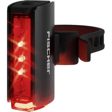 FISCHER FAHRRAD PLUS TWIN STOP Achterlicht LED Zwart