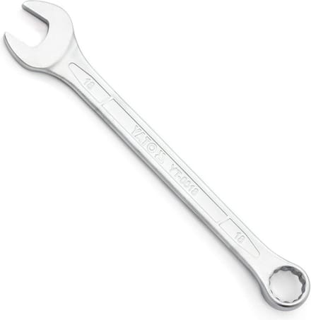 VAERK Ring spanner set 8 parts in holder 8-22 mm