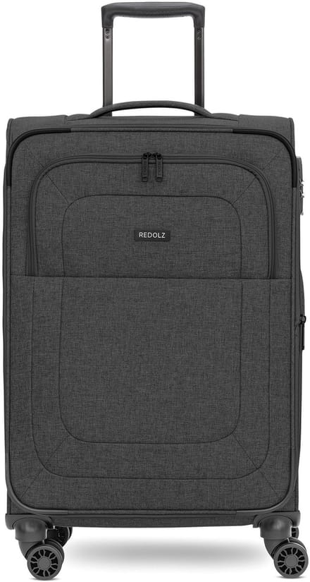 REDOLZ trolley Essentials 12 Trolley Black donkergrijs 67cm
