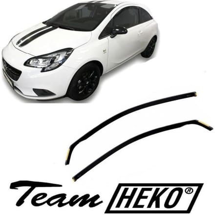 J&J AUTOMOTIVE | Heko Deflecteurs d'air Déflecteurs de Vent Pour Opel Corsa D / E 3P 2006-2019