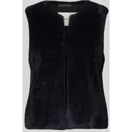 Regular Fit bodywarmer in imitatiebont-look