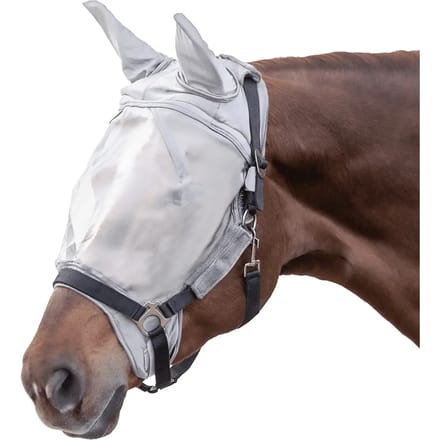 Vliegenmasker met orenbescherming voor pony Waldhausen Premium