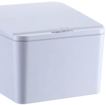 Slimme Sensor Prullenbak - Inductie Opbergbak - Afval Verwerken - Handsfree Bedienen - 4 Liter - Grijs