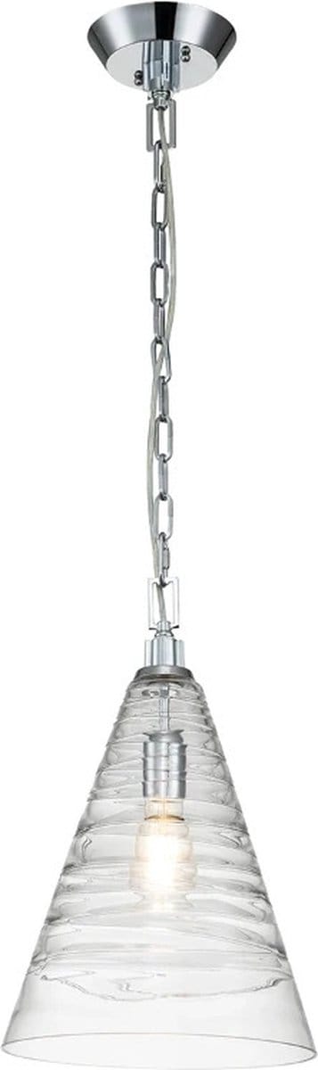 Feiss LED Hanglamp Elmore | 1X E27 Max 60W | Dimbaar | Polished Chrome