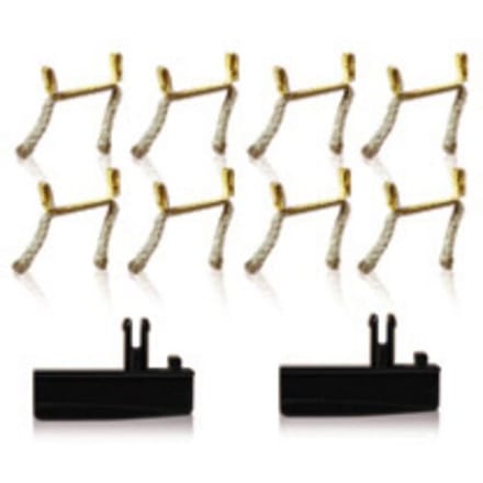 Carrera Racebaanonderdeel - DIGITAL 124/132/Evolution - Sleepcontacten Dubbel - 8 stuks en 2 Geleiders onderdeel