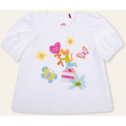 Oilily Tubby T-Shirt- maat86/24m Bright Wit