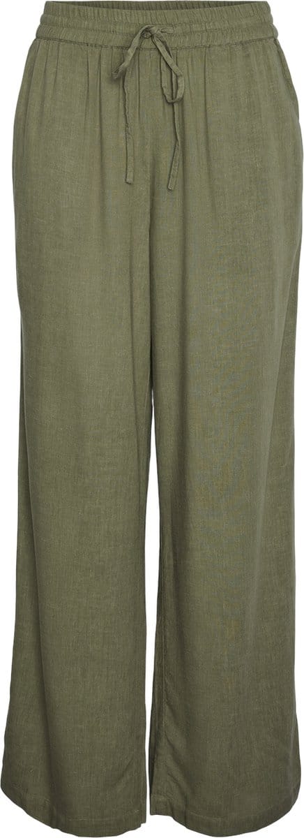 Pieces Wide leg broek PCPIA LINNENMIX