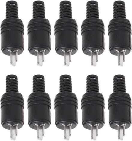 10 Stuks 2-Pin Luidspreker Aansluitpluggen voor HIFI Audio Connectoren