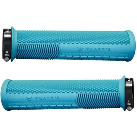 Peaty´s Monarch Knurl Thin Handvatten Blauw 138 mm