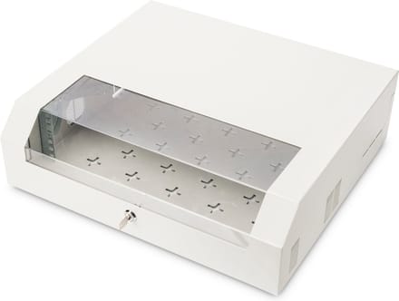 Digitus DN-19 04U-PB 19inch-patchkast (b x h x d) 475 x 500 x 145 mm 3 HE Grijs-wit (RAL 7035)