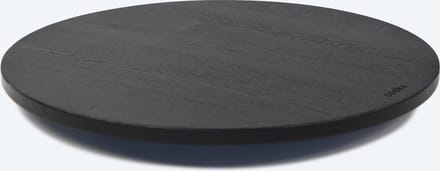 COOKX - Eiken draaiplateau L - Houten Serveerplank - Matzwart - 60 cm