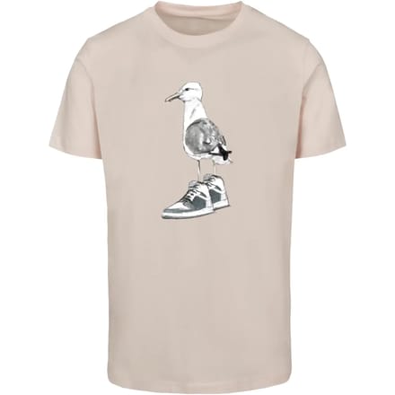 Mister Tee - Seagull Sneakers Heren Tshirt - S - Roze