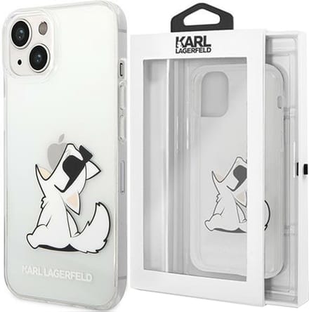 Karl - Lagerfeld - KLHCP14MCFNRC iPhone - 14 - Plus - 6.7 - hardcase - transparant - Choupette - Fun
