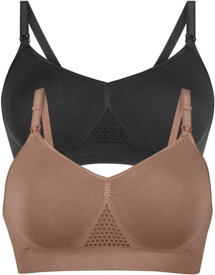 Zwangerschapsbustier 2-pack Seamless