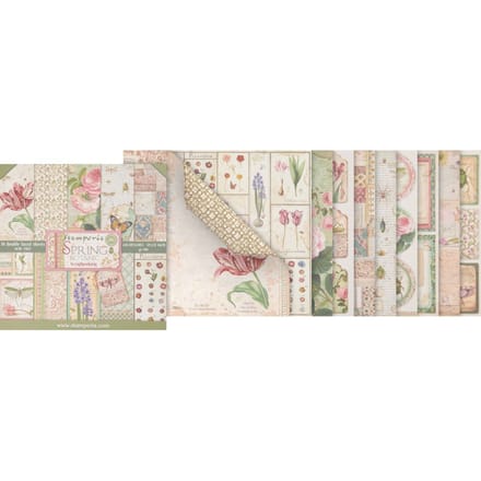 Stamperia Spring Botanic 12x12 Inch Paper Pack (SBBL50)