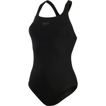 Speedo Endurance+ Kickback Sportbadpak Dames - Badpak met Borstondersteuning en Hoge Rug - Chloorbestendig en Kleurvast Zwempak - Sneldrogend en Vormvast Sportbadpak - Zwart - 46