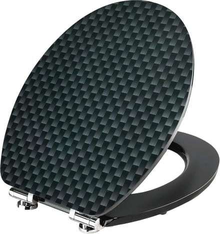Elegante WC-bril van acryl met softclose-mechanisme en snelle montage