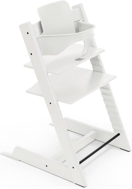 Ergonomische Houten Kinderstoel Hoogte Verstelbaar Wit