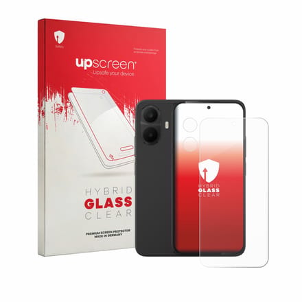 upscreen - Screenprotector voor TCL K70 4G (Voor+Camera) - Folie Beschermfolie Beschermglas transparant