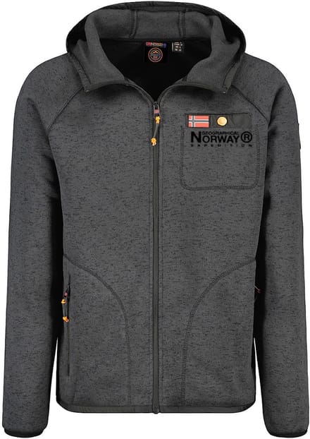 Geographical Norway Heren Fleece Vest Met Capuchon Tiparni - S