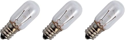 Signaallamp E12 12V 5W - 416 mAh - 3 stuks - T16 Gloeilamp Ø16mm - 45mm - 2500K - Dimbaar