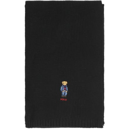 Polo Ralph Lauren Effen Denim Beer Gebreide Sjaal Pc1464 001 PC1464-001 gray