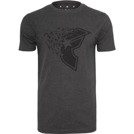 Famous Stars and Straps - Blasted Heren T-shirt - S - Grijs