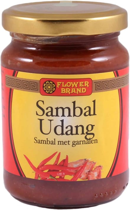Flowerbrand® | 6 x 200 gr Sambal Udang | met garnalen