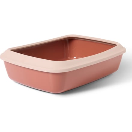 Savic Kattenbak Iriz - 50 cm - champagne roze / toscane rood