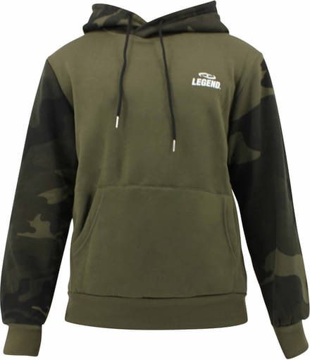 Hoodie heren Army Camo fleece  M
