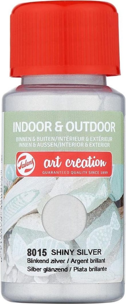 Talens Art creation indoor & outdoor 50mL 8015 Blinkend zilver