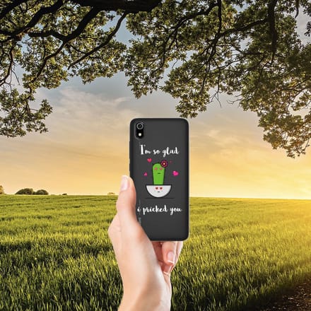 Xiaomi Redmi 7A Telefoonhoesje met Naam Cactus Glad