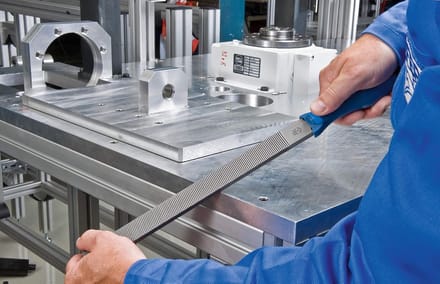 Werkplaatsvijl platte stomp 200 mm - Ergonomisch en efficiënt voor grove verspaning