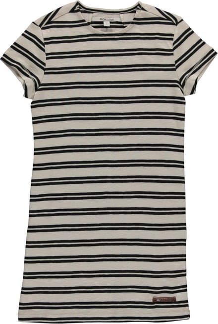 Moscow Off-White/ Zwart - Dress/ Jurk- Maat S