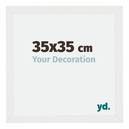 Your Decoration - Fotolijst 35x35 cm - MDF - Wit Hoogglans - Mura