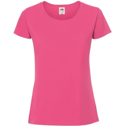Fruit of the Loom Dames/Dames Iconic 190 T-Shirt (Fuchsia)
