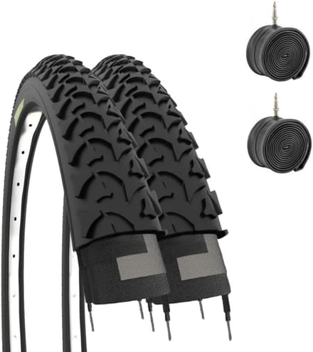 Set van 2 Fietsbanden 20 inch met Binnenbanden