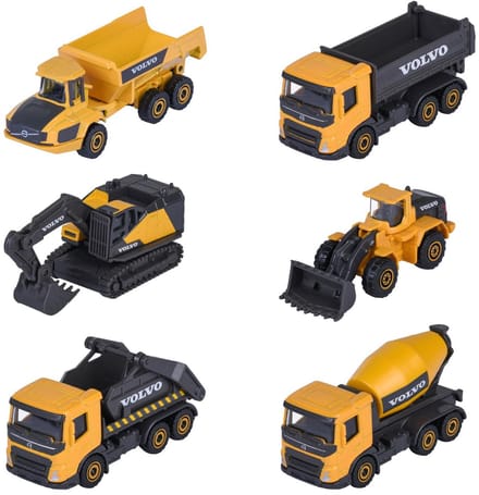 Majorette Volvo Construction 3 Pieces Set