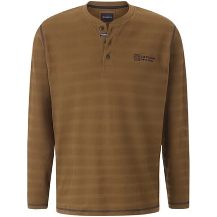 Babista herren Shirt Met Lange Mouwen - 60/62 - bruin - Plus Size