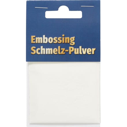 Bakpoeder voor embossing, 10 g - Wit