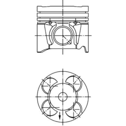 Zuiger KOLBENSCHMIDT 41 287 620
