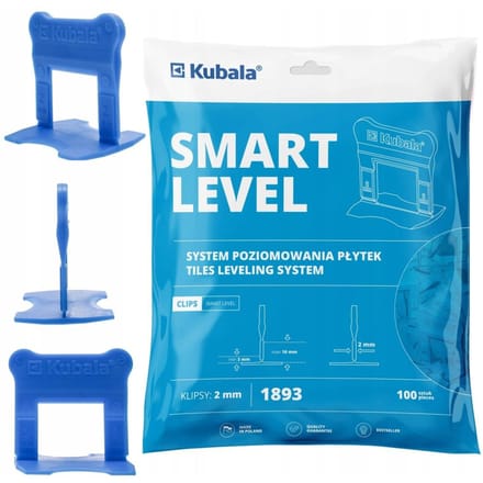 Kubala - Systeem voor Tegeluitlijning - 2mm Clips - 100 stuks