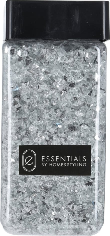 Decoratie steentjes/hobby steentjes - Zilver - 550 ml - 2/4 mm