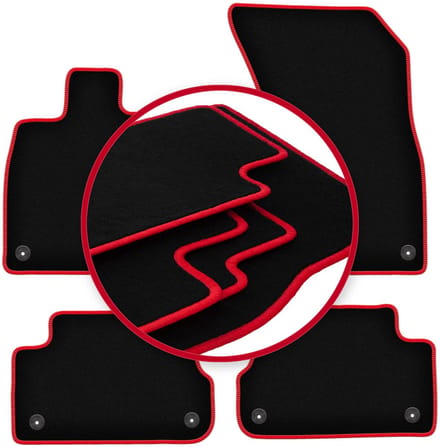 CARLUX-RED automatten voor: Audi Q5 II FY / F5 SUV (2017-)