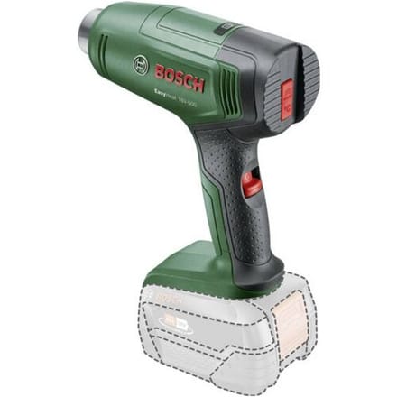 Bosch Accu Heteluchtpistool Easyheat 18v-500 - Accu - 18 V - Geavanceerde Warmtespiraaltechnologie