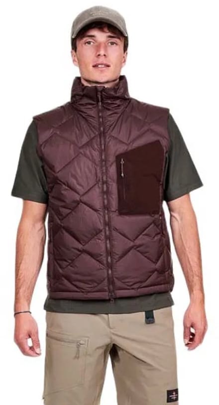 The Mountain Studio Ultralight Down Vest Paars L Man