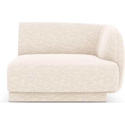 Modulair hoekelement Miley rechts chenille | Micadoni Limited Edition