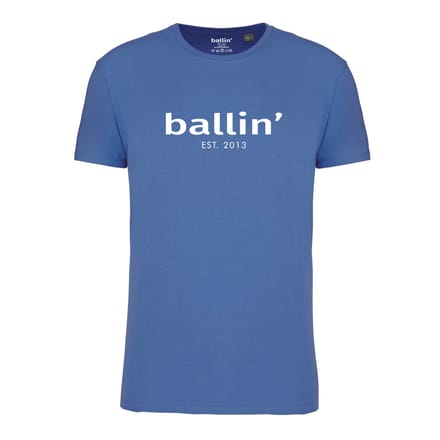Ballin Est. 2013 - Heren Tee SS Regular Fit Shirt - Blauw - Maat S