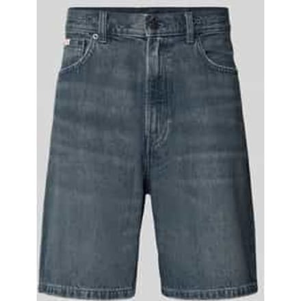 loose fit korte jeans van puur katoen